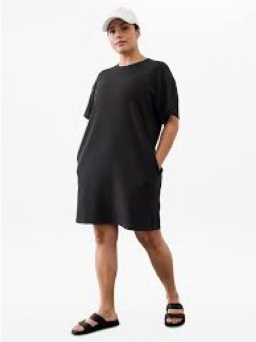Athleta Seasoft Rib Tee Dress XL